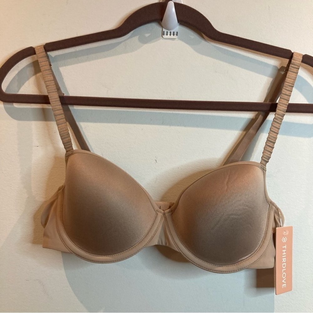 THIRDLOVE Sz 34B1/2 Padded Underwire Adjustable Bra NWT
